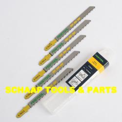 Decoupeerzaagblad hout 75mm voor fijne splintervrije zaagsneden S75/2,5 per 5 verpakt | 204256